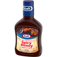 Kraft Spicy Honey BBQ Sauce 1lb 2 oz bottle
