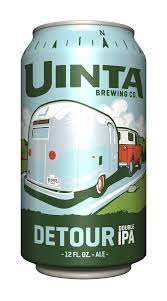 Uinta Brewing Company Detour Double IPA 6-12 fl oz