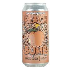 Full Circle Brewing Company Peach Bomb Double IPA 16 fl oz can