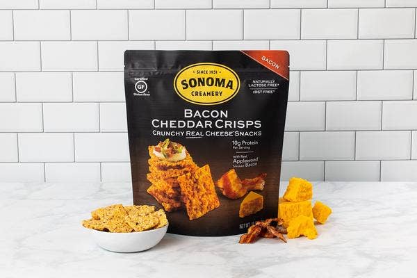 Sonoma Creamery Cheese Crisps - Bacon Cheddar