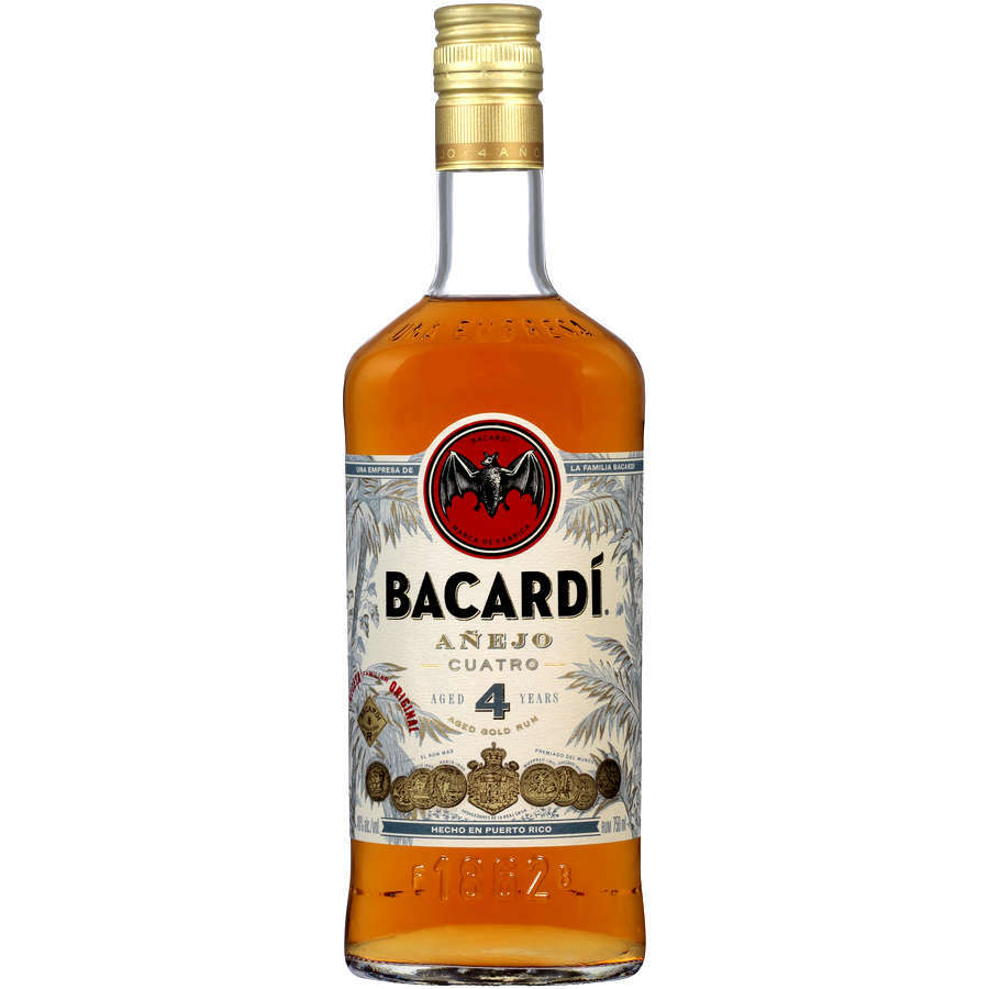 Bacardi Anejo Rum 4 Years Ago  750ml