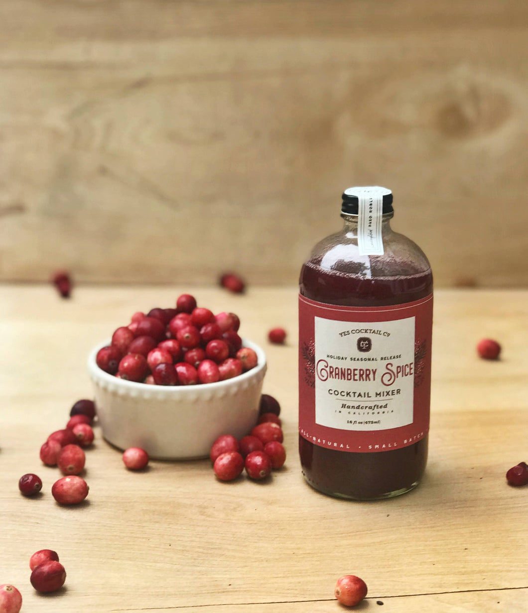 Limited Release Holiday Cranberry Spice Cocktail Mixer