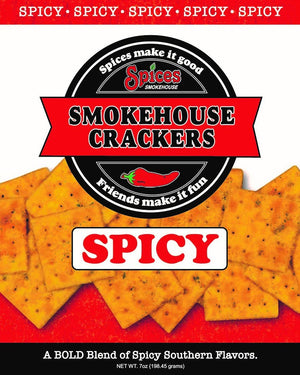 Spices Smokehouse Crackers - Original Spicy - 7oz Bags