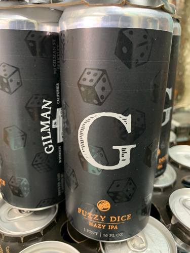 Gilman Brewing Fuzzy Dice Hazy IPA 