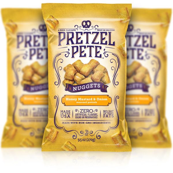 Pretzel Nuggets - Honey Mustard Onion, 9.5 oz