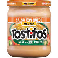 Tostitos SalsaCon Queso Medium 15 oz
