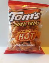 Tom's Hot Skins Hot Chicharrones