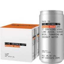 Five Drinks Company Moscow Mule 4 - 200ml cans