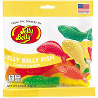 Jelly Belly Fish Chewy Candy 2.8 oz