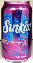 Sunkist Grape 12 fl oz can