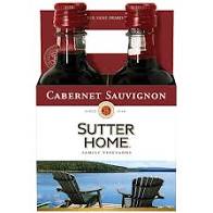 Sutter Home Cabernet Sauvignon  4-187ml