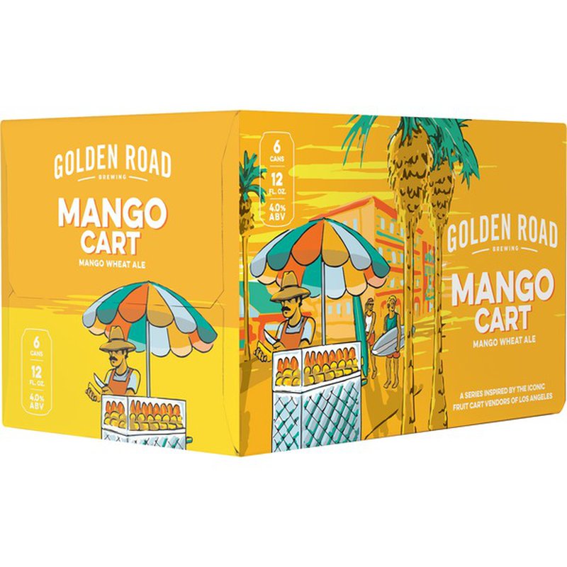 Golden Road Brew Mango Cart 6-12 fl oz cans