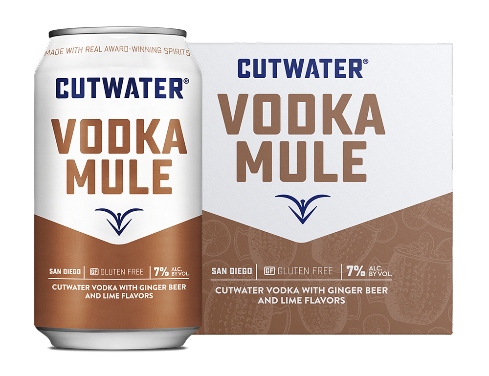 Cut Water Vodka Mule  Tai 4 - 12 of oz can
