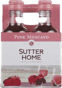 Sutter Home Pink Moscato 4-187ml